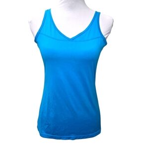Columbia Blue Sleeveless Athletic Tank Top Women's Size Small